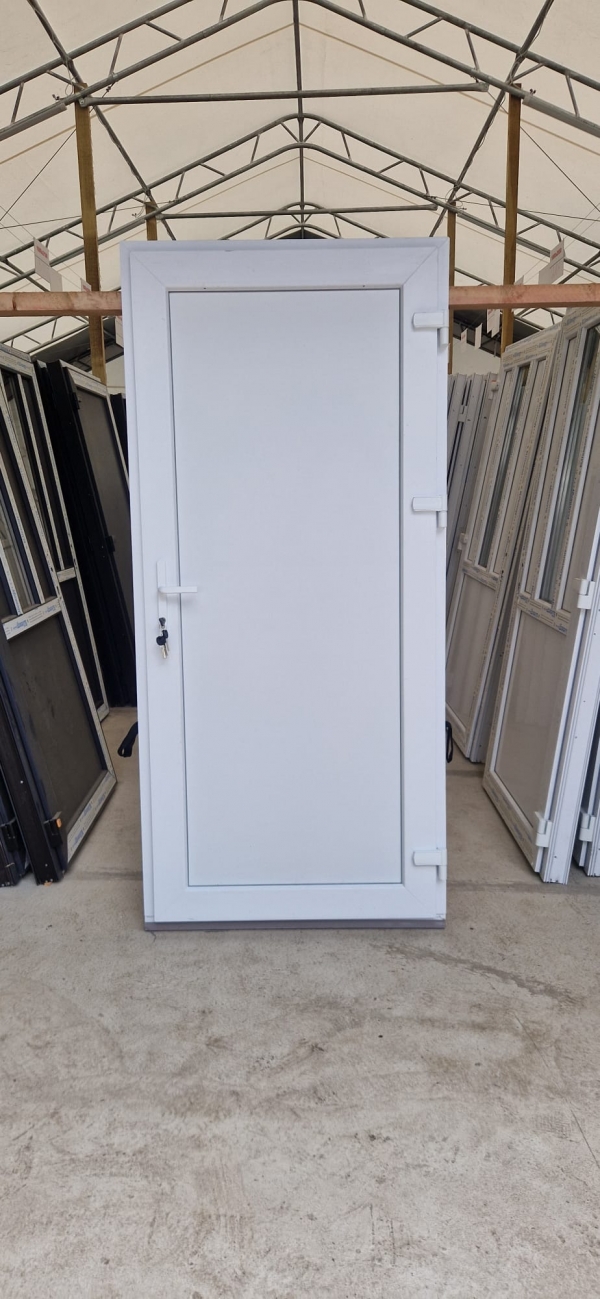 PLASTIC INPUT DOORS WDS, Nr.4, white, PVC PANEL, 32MM