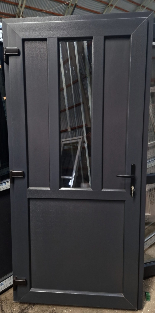 PVC doors, model 3, anthracite