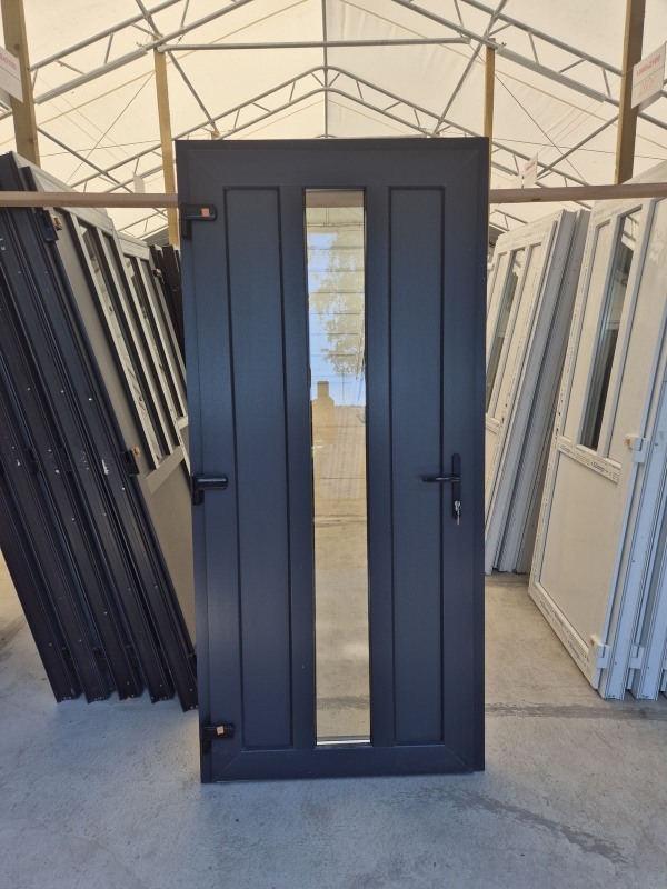 PVC doors, model 9, anthracite