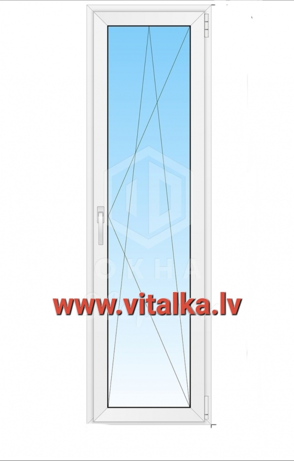 Balcony door glass, 700x2150 (width X height)