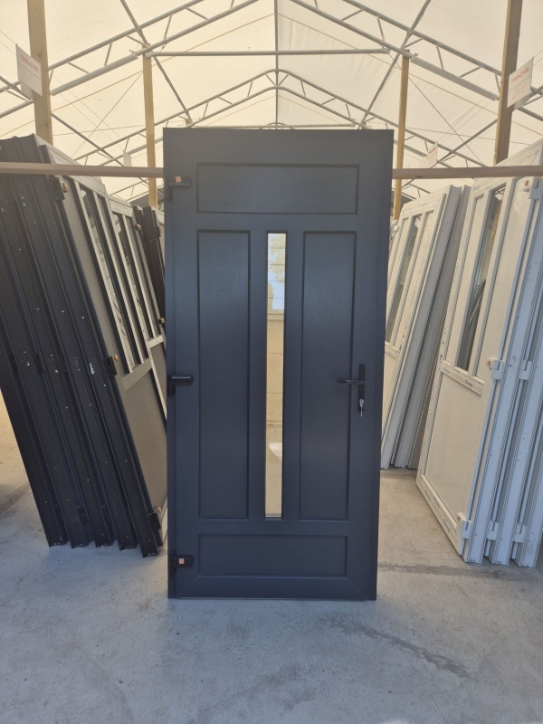 PVC doors, model 10, anthracite