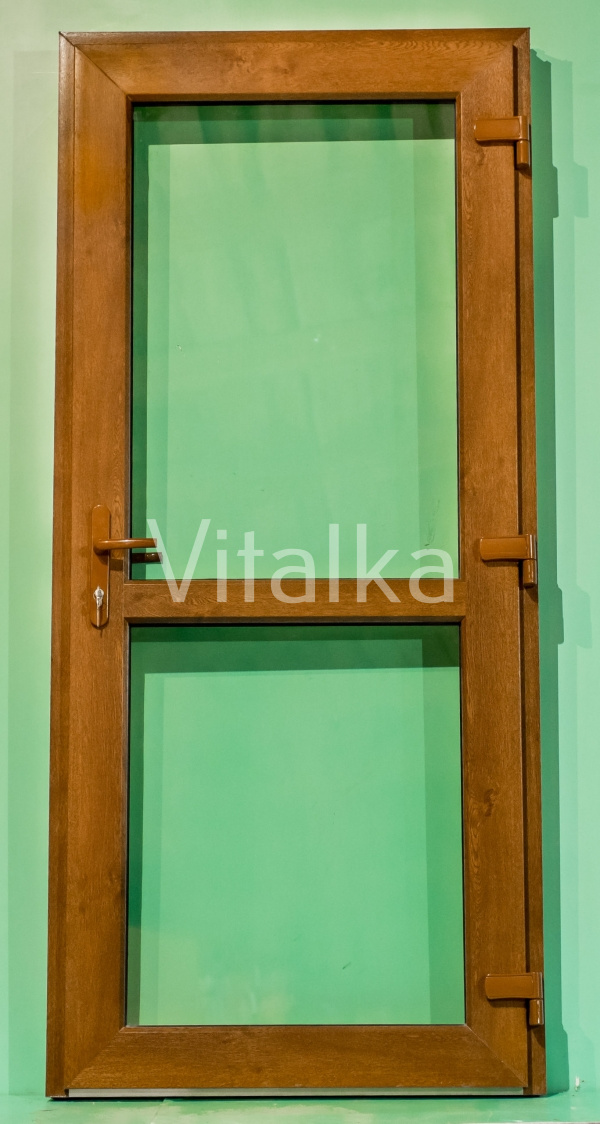 PVC doors, model 2, golden oak